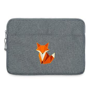 Fuchs Polygon Geometrie Design  - Laptoptasche 15" - Grau meliert - Vorne