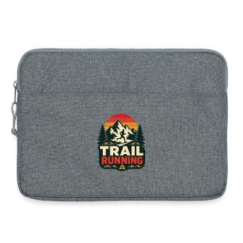Trail running - Sacoche pour ordinateur portable 15 pouces - gris chiné - Devant