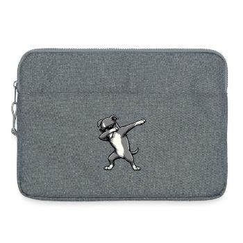 Évader le lévrier - Sacoche pour ordinateur portable 15 pouces - gris chiné - Devant