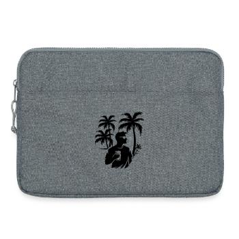 Fête Silhouette Holiday - Sacoche pour ordinateur portable 15 pouces - gris chiné - Devant