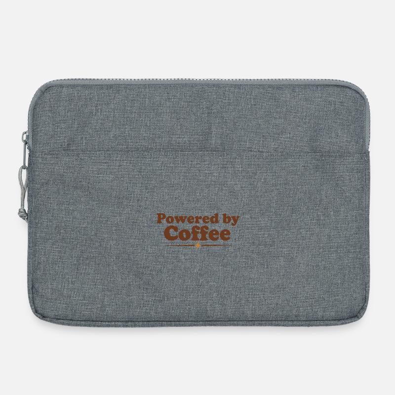 Powered by Coffee - Laptop bag 15" - heather grey