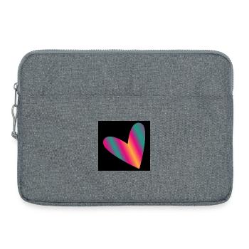 HERZ - Laptoptasche 15" - Grau meliert - Vorne