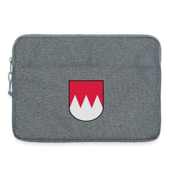 Francs Coat of Arms - Sacoche pour ordinateur portable 15 pouces - gris chiné - Devant