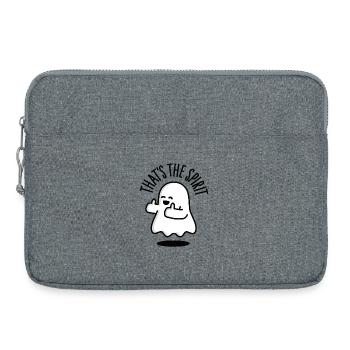 That's the spirit fantôme pouces vers le haut - Sacoche pour ordinateur portable 15 pouces - gris chiné - Devant