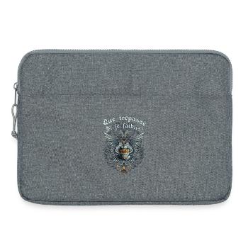 Que trépasse si je faiblis ! Citation réplique - Sacoche pour ordinateur portable 15 pouces - gris chiné - Devant