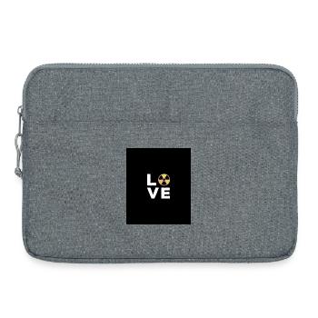 Liebesgeschenk Manip Radioologe Radiologie - Laptoptasche 15" - Grau meliert - Vorne