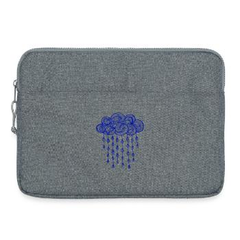Regen, Jahreszeit, Regen, Wasserkreislauf - Laptoptasche 15" - Grau meliert - Vorne