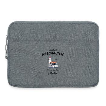 Marken, Waterland, Niederlande, Einfach abschalten - Laptoptasche 15" - Grau meliert - Vorne