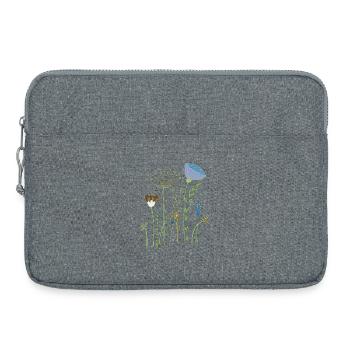 dried flowers flower meadow - Laptop bag 15" - heather grey - Front