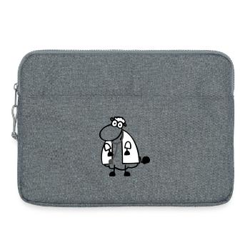 Doctor's Sheep - Laptop bag 15" - heather grey - Front