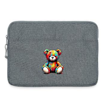 Orso orsacchiotto Teddy Bear - Laptop bag 15" - heather grey - Front