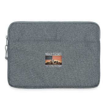 Never Forget September 11 2001 Memorial Day - Laptop bag 15" - heather grey - Front