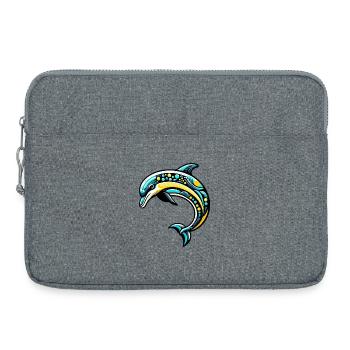 Delfin - Laptoptasche 15" - Grau meliert - Vorne