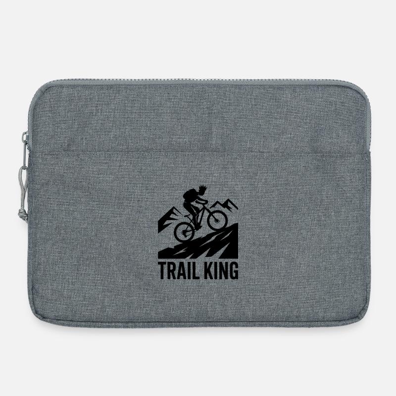 Trail King MTB Crown Silhouette - Laptoptasche 15" - Grau meliert