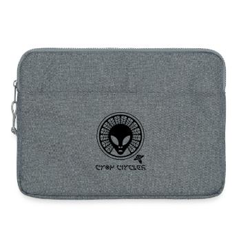 Ancien agroglyphe extraterrestre - Sacoche pour ordinateur portable 15 pouces - gris chiné - Devant