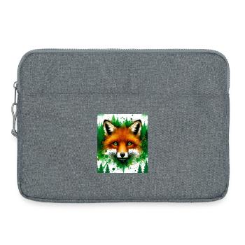 fox - Laptop bag 15" - heather grey - Front