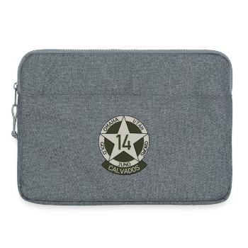 Insigne Militaire Calvados 14 - Sacoche pour ordinateur portable 15 pouces - gris chiné - Devant