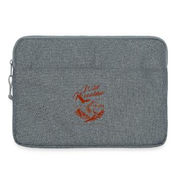 Wild Mountains & Eagles – Vintage Outdoor - Laptop bag 15" - heather grey - Front