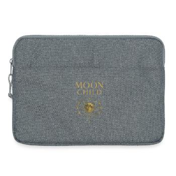 Moon Child – Chemise spirituelle mystique avec Mon - Sacoche pour ordinateur portable 15 pouces - gris chiné - Devant
