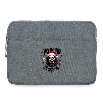 Psycho Clown Santa Horror - Laptop bag 15" - heather grey - Front