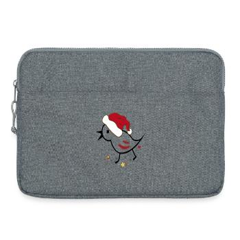 Noël - Sacoche pour ordinateur portable 15 pouces - gris chiné - Devant