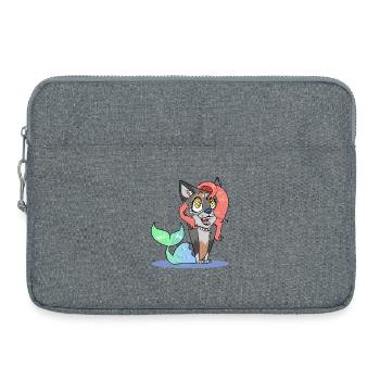 Coral (Chibi Version) (by Leni Riosa) - Laptop bag 15" - heather grey - Front