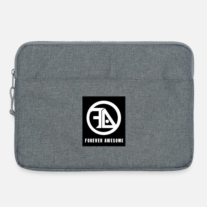 Forever awesome black and white - Laptop bag 15" - heather grey
