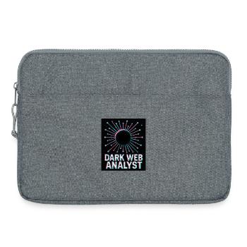 Dark Web Analyst - Cybersecurity - Laptop bag 15" - heather grey - Front