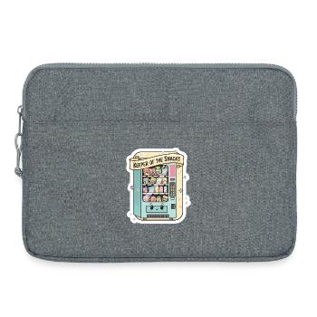 Gardien des Vendeurs de Snacks - Sacoche pour ordinateur portable 15 pouces - gris chiné - Devant