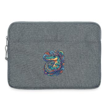 Colorful Crocodile Summer Water Sunglasses - Laptop bag 15" - heather grey - Front