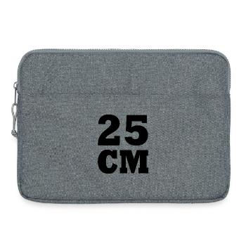 25 cm - Laptop bag 15" - heather grey - Front