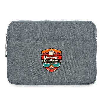 Camper Camping - Laptop bag 15" - heather grey - Front