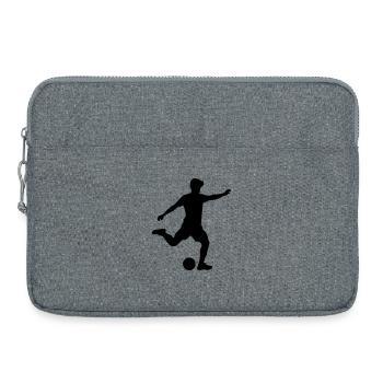 Football - Sacoche pour ordinateur portable 15 pouces - gris chiné - Devant