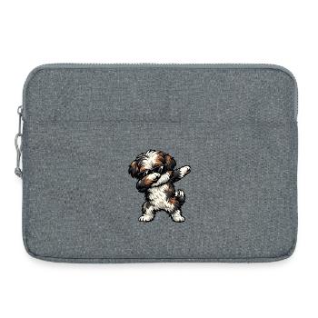 Dabbing Bolonka Zwetna - Laptoptasche 15" - Grau meliert - Vorne