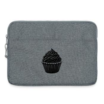 Cupcakes - Sacoche pour ordinateur portable 15 pouces - gris chiné - Devant