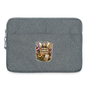 Pollinator Protection Crew - Laptop bag 15" - heather grey - Front