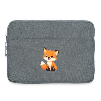 Renard - Sacoche pour ordinateur portable 15 pouces - gris chiné - Devant