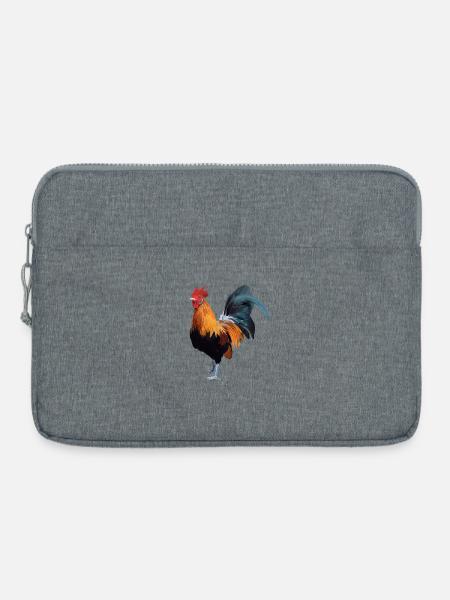 Huhn - Laptoptasche 15" - Grau meliert