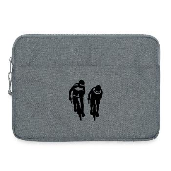 Bicycle cycling - Laptop bag 15" - heather grey - Front