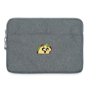 Taco food Mexique - Sacoche pour ordinateur portable 15 pouces - gris chiné - Devant