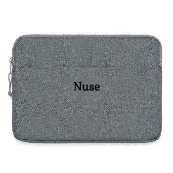 Albanie « Nuse » - Sacoche pour ordinateur portable 15 pouces - gris chiné - Devant