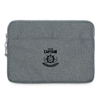 Boot - I'm The Captain - Laptoptasche 15" - Grau meliert - Vorne