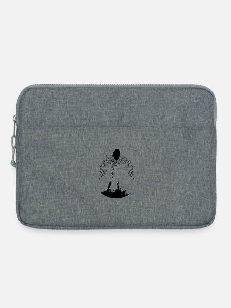 Engel mit Flügel - Laptoptasche 15" - Grau meliert