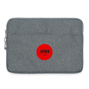 Japon - Sacoche pour ordinateur portable 15 pouces - gris chiné - Devant