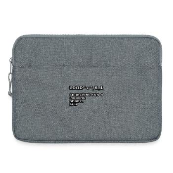 Retro Computing and 8-Bit Nostalgia - Laptop bag 15" - heather grey - Front