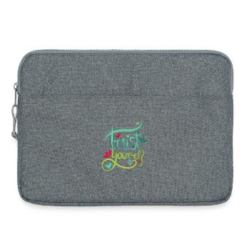 Trust Yourself - Trust Yourself - Laptop bag 15" - heather grey - Front