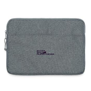 Mère Pilates / Professeur de Pilates - Sacoche pour ordinateur portable 15 pouces - gris chiné - Devant