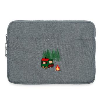Trailer Leisure Outdoor Freedom Camping Nature - Laptop bag 15" - heather grey - Front