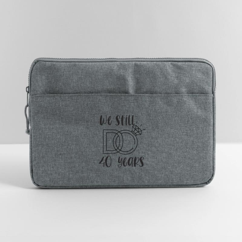 40th Wedding Anniversary Ruby Wedding Wedding Gift Laptop bag 15"