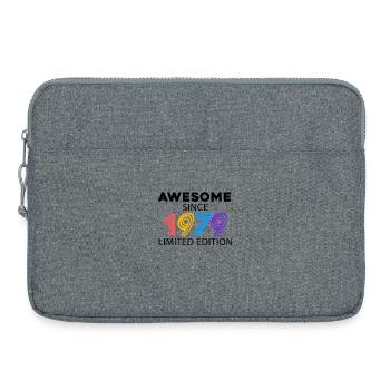 Fantastique depuis 1979 - né en 1979 - Sacoche pour ordinateur portable 15 pouces - gris chiné - Devant